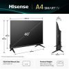 Hisense 40A4Q TV 40" 102 cm 4K Full HD Smart LED TV