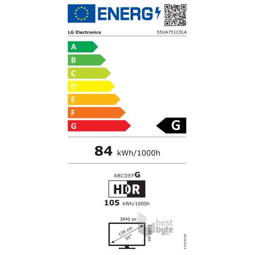 LG 55UA751C0LA TV 55" 139 cm 4K UltraHD Smart LED TV