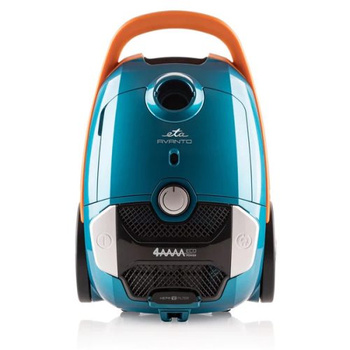 Eta Avano Animal Porszívó porzsákos, 800 watt, extra szívófejekkel és 2 méteres gégecsővel,  kék-narancs színű