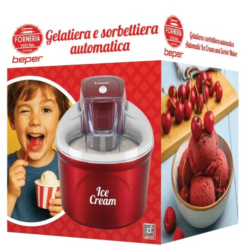 Beper fagylaltkészítő gép, 1,8 L 