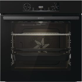   Gorenje BO6735E05B beépíthető sütő, fekete, 77 liter, sütősín, 1 tepsi
