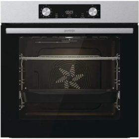   Gorenje BO6735E05X beépíthető sütő, inox, 77 liter, sütősín, 1 tepsi