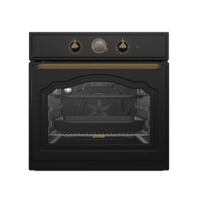   Gorenje BOS67372CLB beépíthető sütő, 12 funkció, Airfry, 77L, D energiaosztály, vintage fekete megjelenés