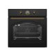 Gorenje BOS67372CLB beépíthető sütő, 12 funkció, Airfry, 77L, D energiaosztály, vintage fekete megjelenés