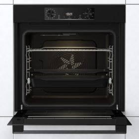   Gorenje BOS6737E06B beépíthető sütő, fekete, gőzfunkció, 77 liter, sütősín, 2 tepsi
