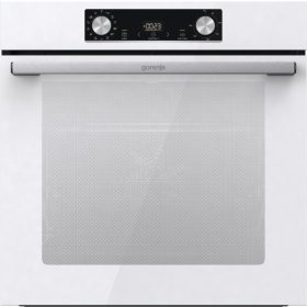   Gorenje BOS6737E06WG beépíthető sütő, fehér, gőzfunkció, 77 liter, sütősín, 2 tepsi