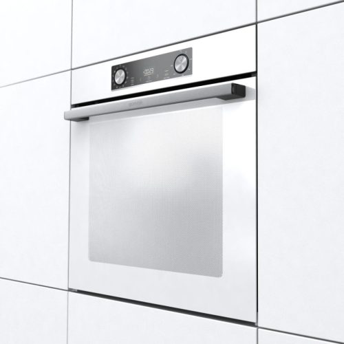 Gorenje BOS6737E06WG beépíthető sütő, fehér, gőzfunkció, 77 liter, sütősín, 2 tepsi
