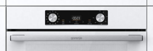 Gorenje BOS6737E06WG beépíthető sütő, fehér, gőzfunkció, 77 liter, sütősín, 2 tepsi