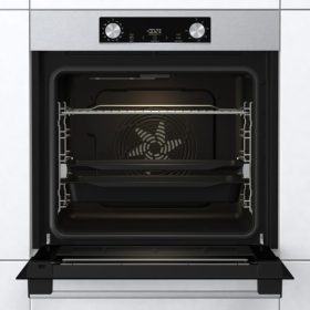   Gorenje BOS6737E13X beépíthető sütő, ezüst, gőzfunkció, 77 liter, sütősín, 2 tepsi
