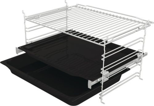 Gorenje BOS6737E13X beépíthető sütő, ezüst, gőzfunkció, 77 liter, sütősín, 2 tepsi