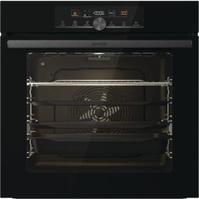   Gorenje BPS6747A06BG beépíthető sütő, fekete, gőzfunkció, húsmaghőmérő, 77 liter, dupla sütősín, 2 tepsi