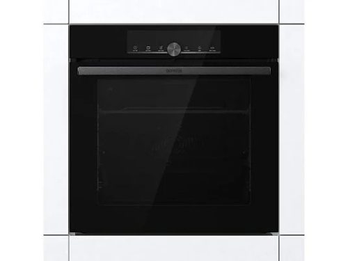 Gorenje BPS6747A06BG beépíthető sütő, fekete, gőzfunkció, húsmaghőmérő, 77 liter, dupla sütősín, 2 tepsi