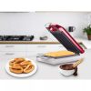 BEPER BT.600Y Churros Sütő 750 W, Tapadásmentes Felület, Hőálló Fogantyú, Piros, 4 churros egyszerre