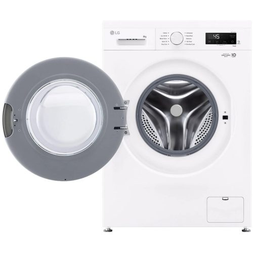 LG F4X1008NWH Inverteres Elöltöltős mosógép, 8 kg, DircetDrive motor