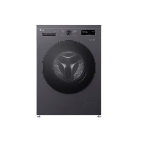 LG F4X1009NMB mosógép, 9 kg, DircetDrive motor, egyedi antracit szín