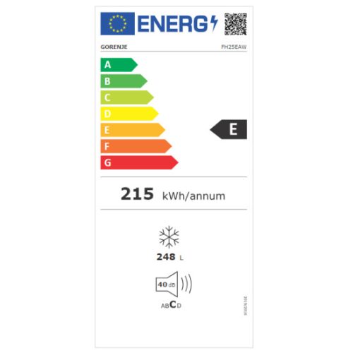 Gorenje FH25EAW Fagyasztóláda, 250 liter, FreezeProtect, E energiaosztály