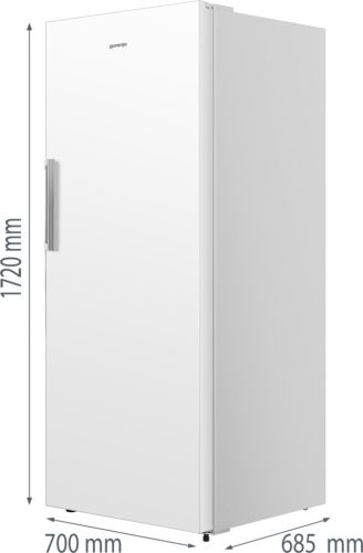 Gorenje FNC717DAW5 Fagyasztószekrény 384 liter, hűtőszekrényként is használható! D energiosztály,