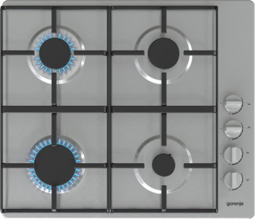 Gorenje beépíthető gázfőzőlap, ezüst, 60 cm