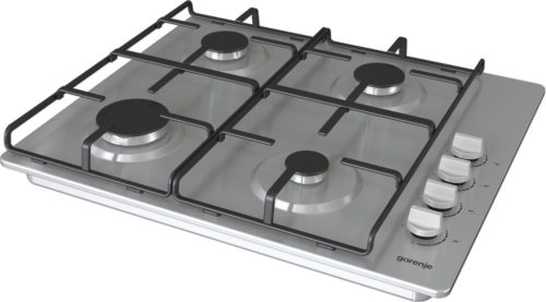 Gorenje G640XHS beépíthető gázfőzőlap, ezüst, 60 cm