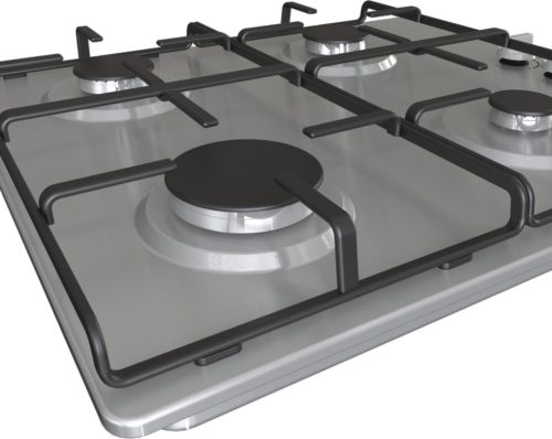 Gorenje G640XHS beépíthető gázfőzőlap, ezüst, 60 cm