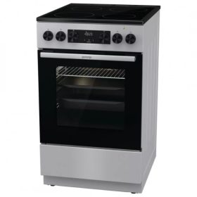  Gorenje GEC5C41SG Kerámialapos Tűzhely, sütősínnel, ezüst