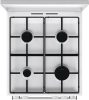 Gorenje GG5A14WJ gáztűzhely, fehér, 50 cm, kétkezes szikragyújtás, nagy sütőtér, SilverMatte zománc, fém tető