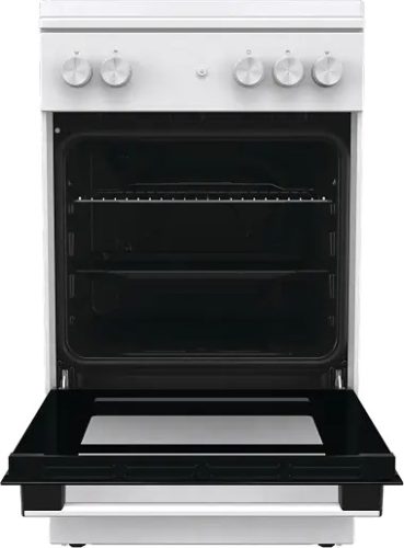 Gorenje GG5A14WJ gáztűzhely, fehér, 50 cm, kétkezes szikragyújtás, nagy sütőtér, SilverMatte zománc, fém tető