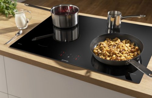 Gorenje GI821FM beépíthető elektromos indukciós főzőlap, összekapcsolható főzőzóna. 80 cm