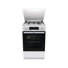   Gorenje GK5C42WJ, Kombinált tűzhely, 62 literes sütő, masszív sütőrács, fehér