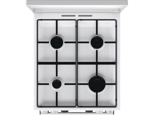 Gorenje GK5C42WJ, Kombinált tűzhely, 62 literes sütő, masszív sütőrács, fehér