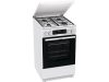 Gorenje GK5C64WH Kombinált tűzhely, 70 liter sütő, sütősín, masszív rács, fehér
