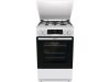 Gorenje GK5C64WH Kombinált tűzhely, 70 liter sütő, sütősín, masszív rács, fehér