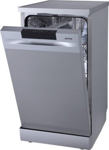 Gorenje GS520E15S mosogatógép, 45 cm, ezüst, 1 órás program, Gyors program