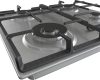 Gorenje beépíthető gázfőzőlap, WOK égővel, öntött vas sütőrács, ezüst, 60 cm
