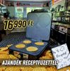 HOME HGOS4 ostyasütő és sajtos tallér sütő, 1200 W, rozsdamentes burkolat, jelzőfények, 160–235 °C