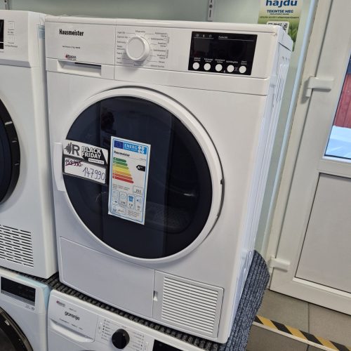 Hausmeister HM2700 Hőszívattyús Szárítógép, 7 kg, Magyar kezelőfelülettel