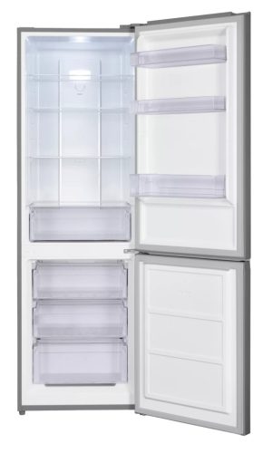 Hausmeister HM3187 Alulfagyasztós hűtőszekrény, NoFrost, 186 cm, 60 cm széles, ezüst