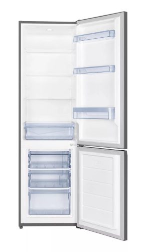 Hausmeister HM3197E Alulfagyasztós hűtőszekrény, 185 cm, 60 cm széles, ezüst