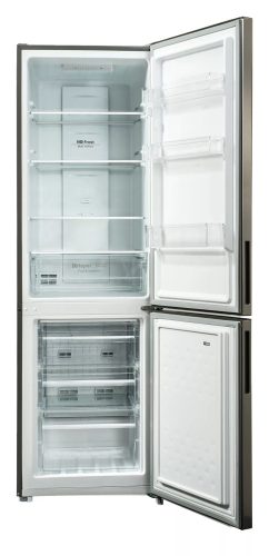 Hausmeister HM3199E NoFrost Alulfagyasztós hűtőszekrény, 180 cm, 55 cm széles, ezüst