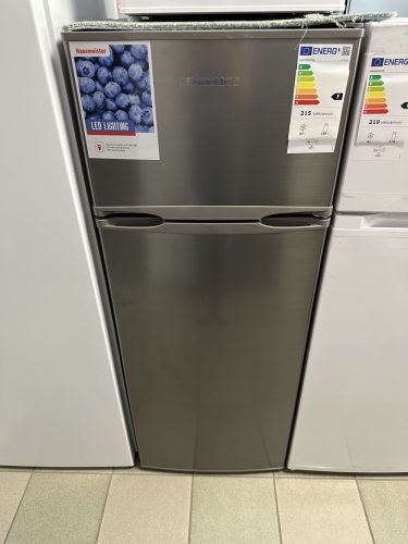 Hausmeister HM3223E Felülfagyasztós hűtőszekrény, 144 cm, ezüst