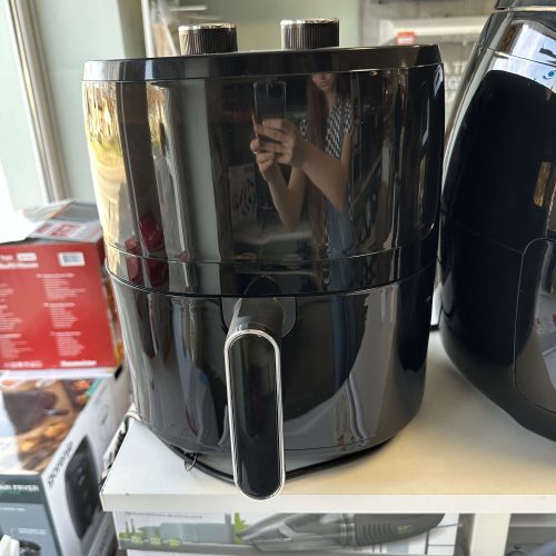 Hausmeister HM6933 Forrólevegős sütő, 5 liter, betekintő ablakkal