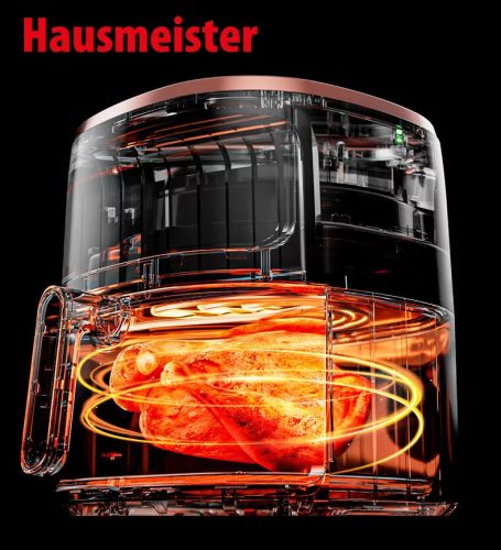 Hausmeister HM6933 Forrólevegős sütő, 5 liter, betekintő ablakkal