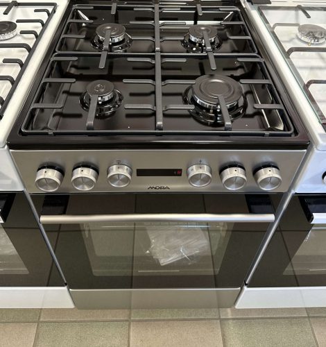 Mora K4255C1S Kombinált tűzhely, 70 literes sütő, masszív sütőrács, ezüst