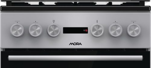 Mora K4255C1S Kombinált tűzhely, 70 literes sütő, masszív sütőrács, ezüst