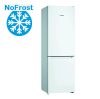 Bosch KGN36NWEA NoFrost Alulfagyasztós hűtőszekrény, 186 cm, fehér