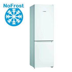   Bosch KGN36NWEA NoFrost Alulfagyasztós hűtőszekrény, 186 cm, fehér