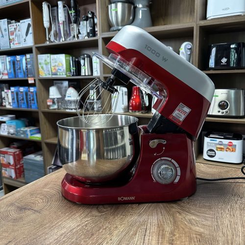 Bomann KM_3709 Konyhai robotgép, 1000 watt, 5 literes tállal, piros