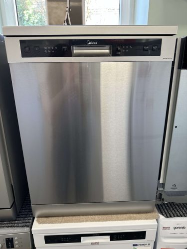 Midea MFD60S120X mosogatógép, 60 cm, 5 év garancia, digitális kijelző, ezüst
