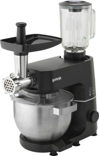 Gorenje MMC1000SCB Konyhai Robotgép, húsdaráló, beépített mérleg, turmix, 1000 watt, 7 literes tál