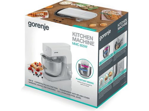 Gorenje MMC805W Konyhai Robotgép 800 watt, 4,8 literes tál